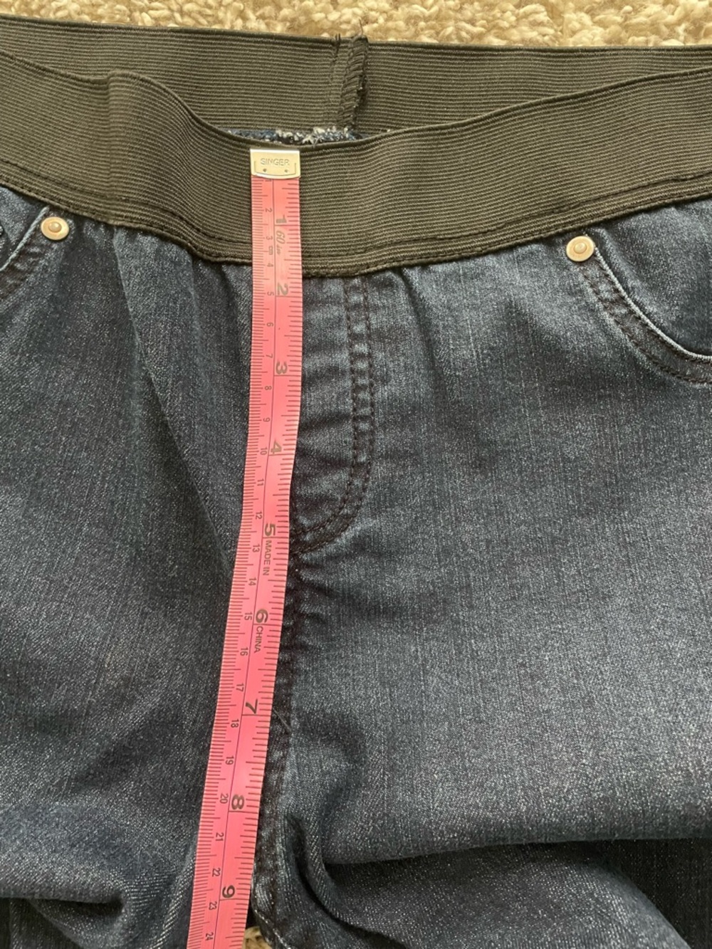 INC International Concepts Dark Blue Jeans - Picture 4 of 6